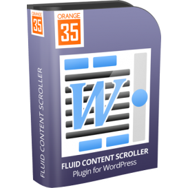 Fluid Content Scroller for WordPress Extension